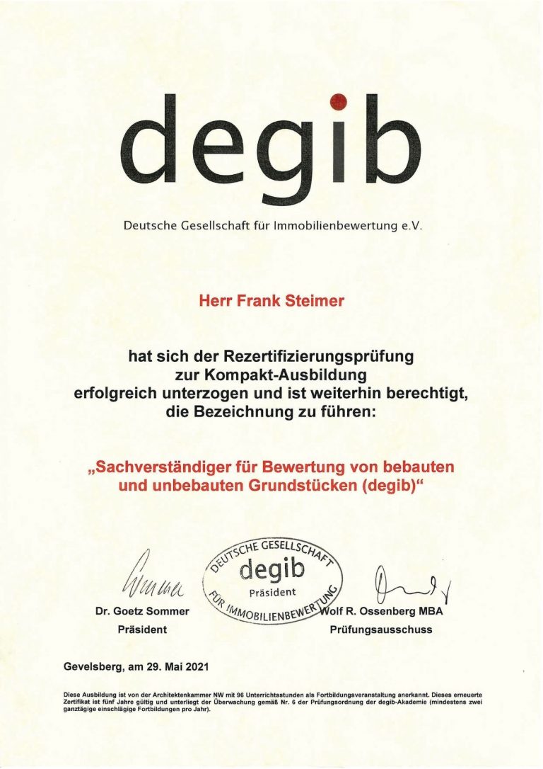 Rezertifizierungsprüfung